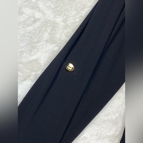 89th and Madison black and gold long sleeve three quarter blouse size XL - Picture 4 of 15